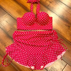 Torrid Swimsuit Polka Dot